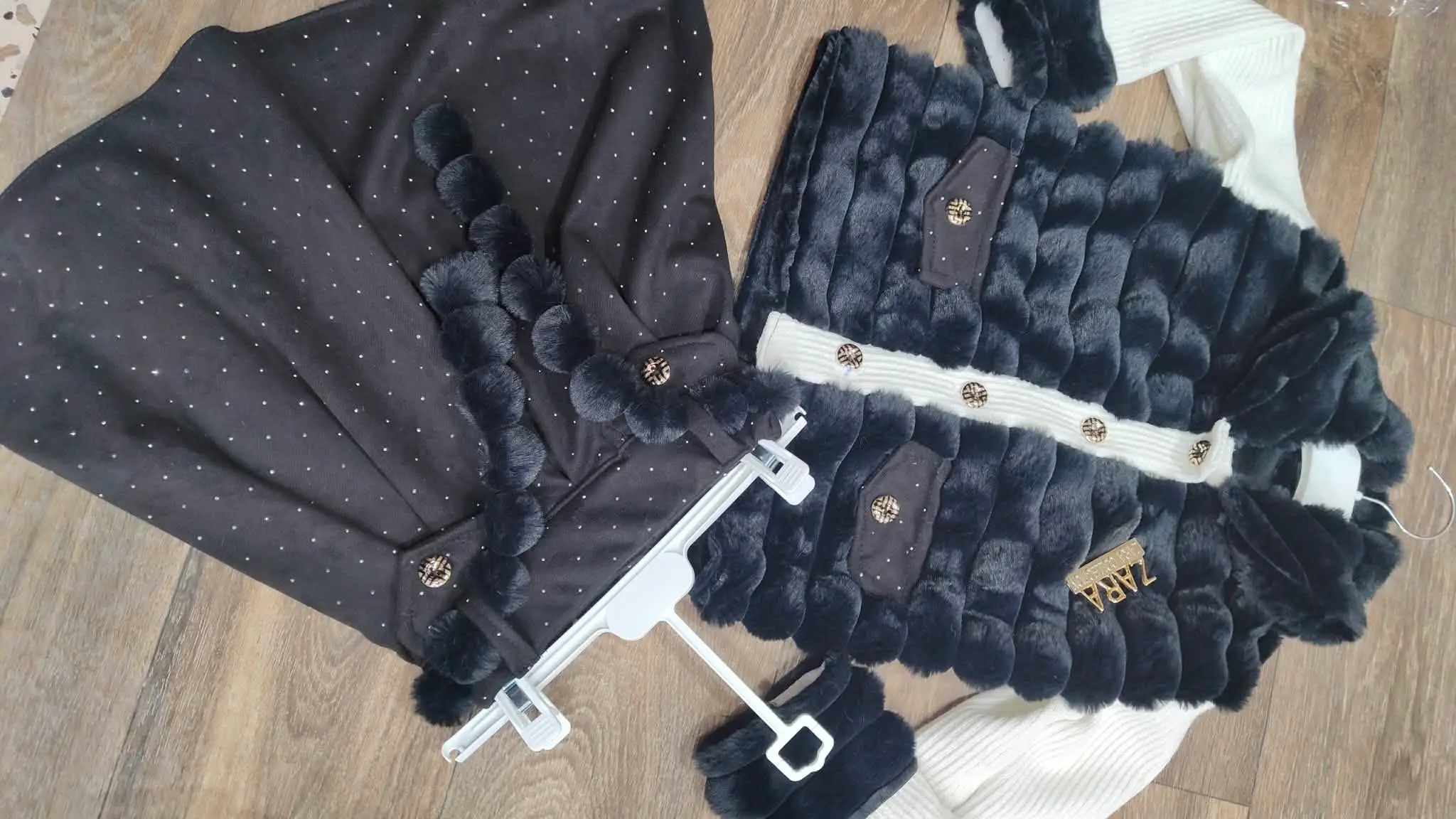 طقم شتوي أنيق لطفلتك 👧❄️