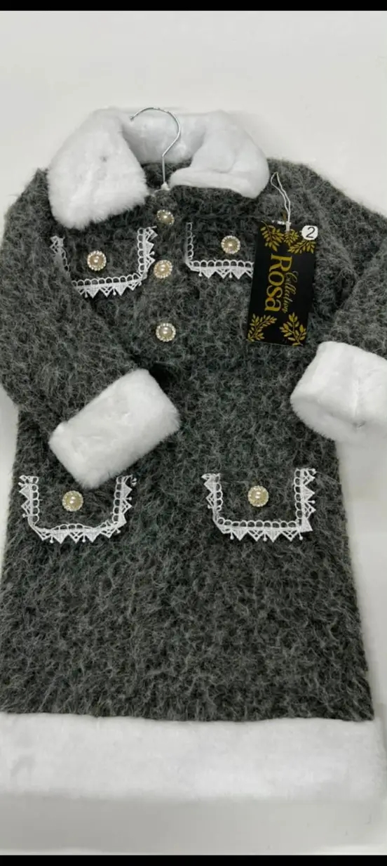طقم شتوي أنيق لطفلتك 👧❄️ image