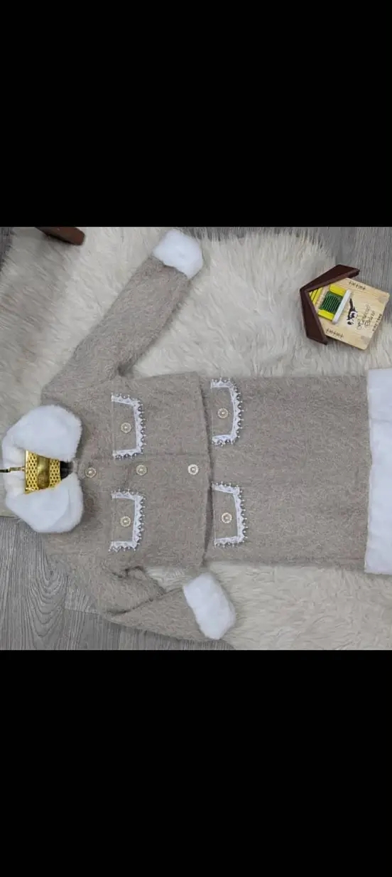 طقم شتوي أنيق لطفلتك 👧❄️ image