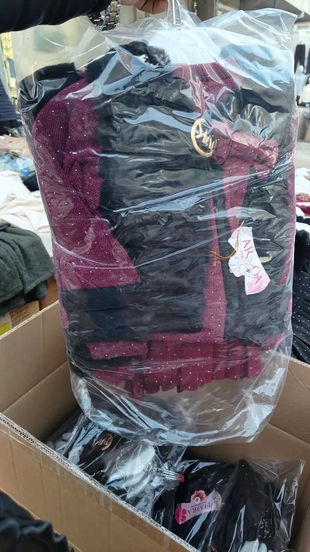 طقم شتوي أنيق لطفلتك 👧❄️