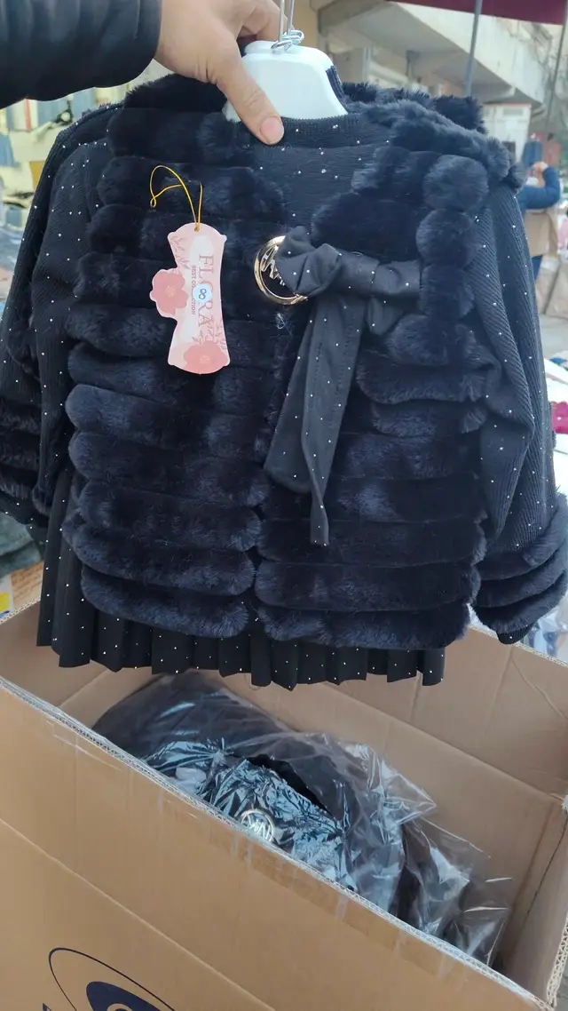 طقم شتوي أنيق لطفلتك 👧❄️