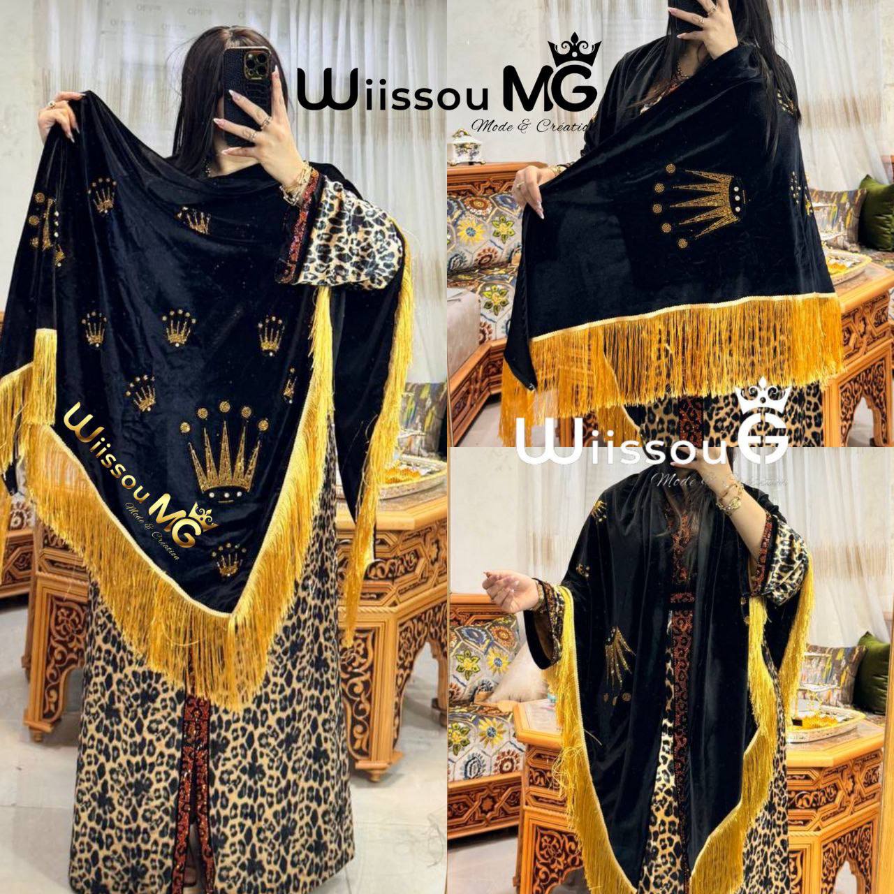 كاب بالهدوب 😍 الاناقة بحد ذاتها  قماش : قطيفة  السعر : 205 الف  سيري فيه :؟4. قطع  منتوج محلي ….. 🫶✅