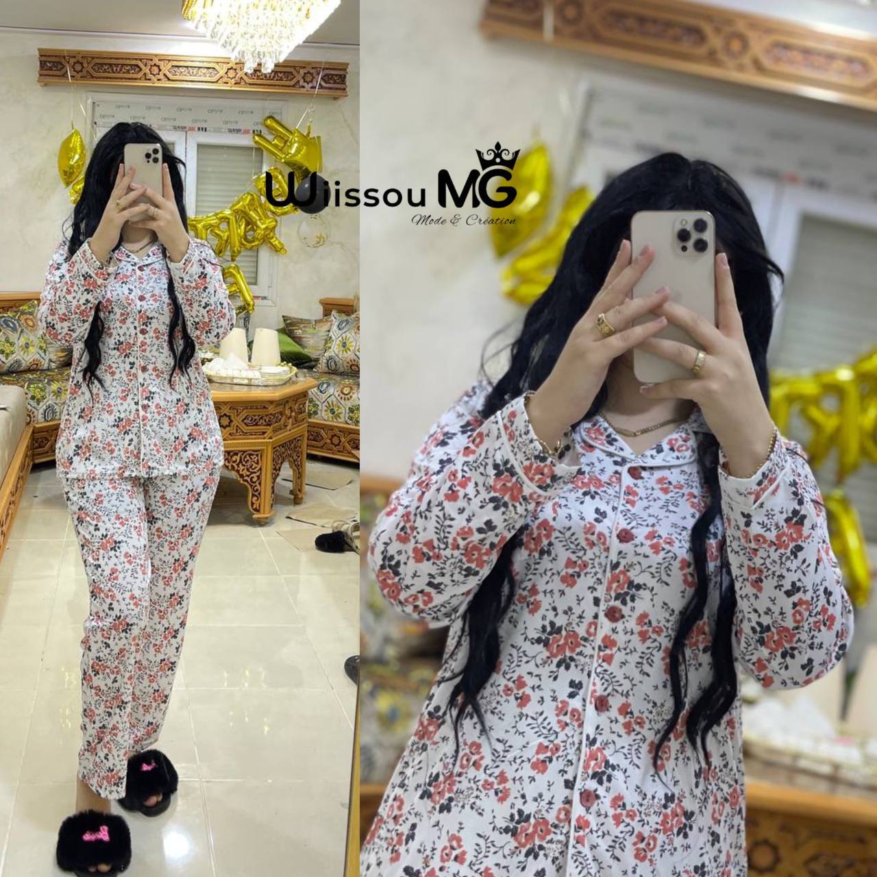 بجامة  قفلة كوتو 🥰 تاع وقتها  امبورطاسيو : الصين 🇨🇳  مقاس : M l xl xxl  السعر : 150 الف  الوان الموضحة في الصورة فقط ❤️