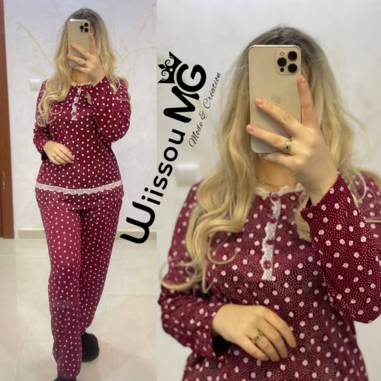 بجامة 🫰🏻  قماش : كوتو  مقاس : M l xl xxl  السعر : 146 الف  سيري فيه : 4 حبات  امبورطاسيو : الصين 🇨🇳