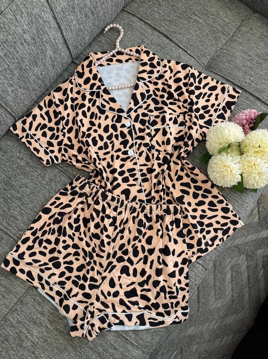 بيجامة شورط كوتون image