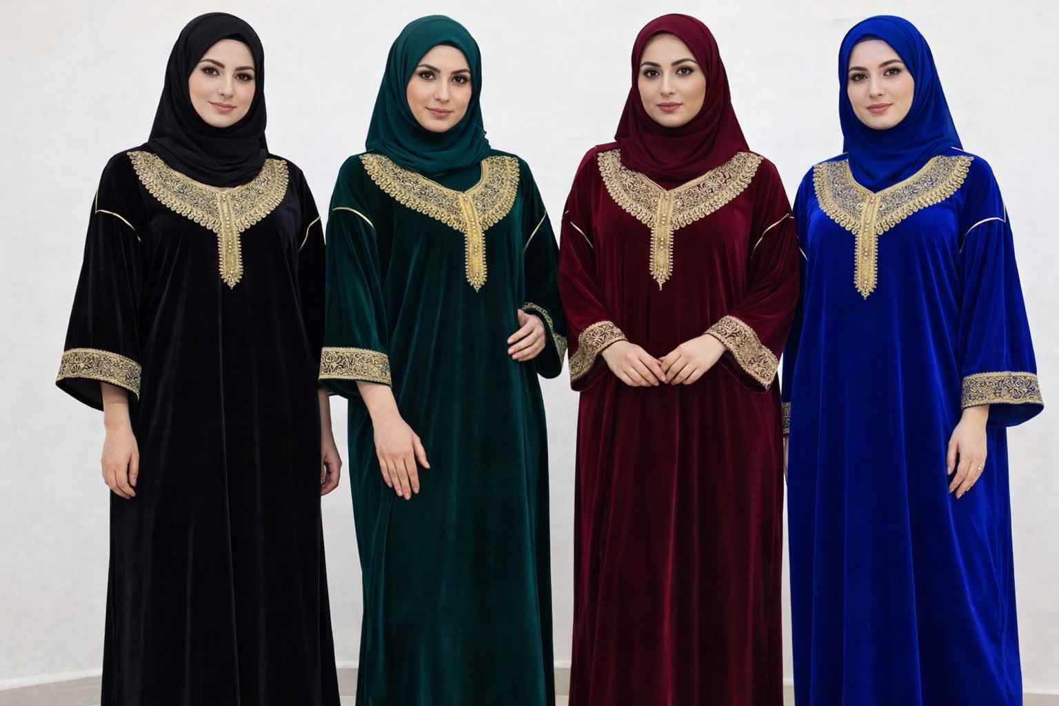 📦 للبيع بالجملة | قطايف مخمل راقية بتطريز ذهبي – جودة عالية وسعر منافس للتجار