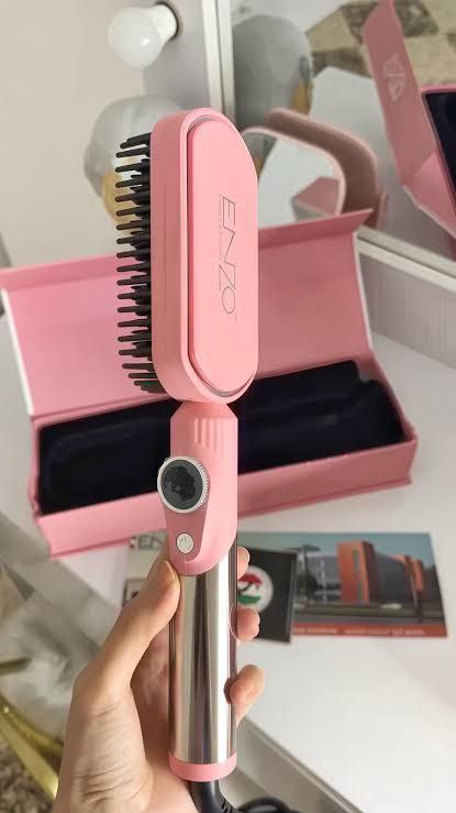 Brosse lissante chauffante ENZO Professional