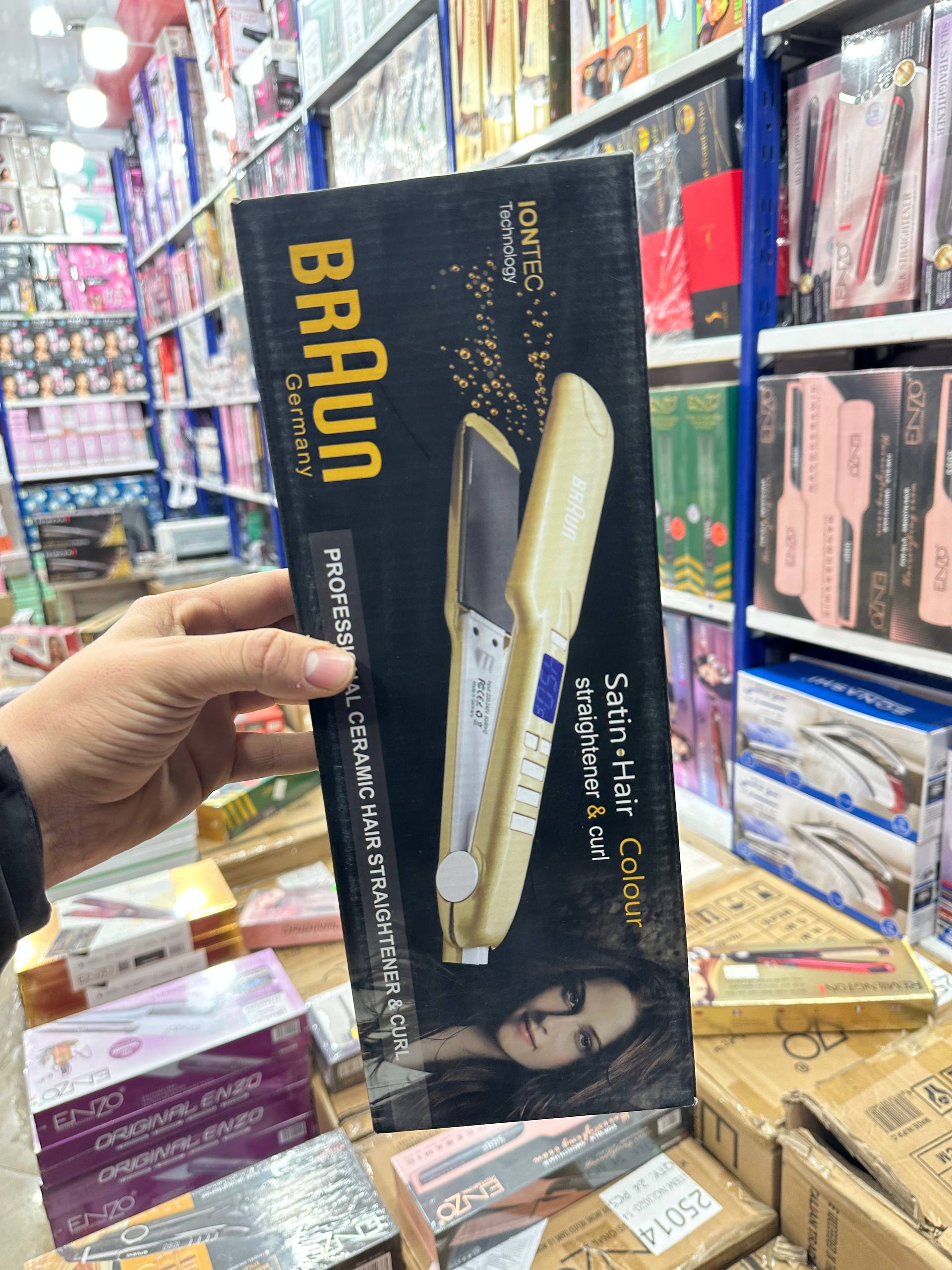 Lisseur professionnel Braun Satin Hair Colour Allemagne - Appareil 2-en-1