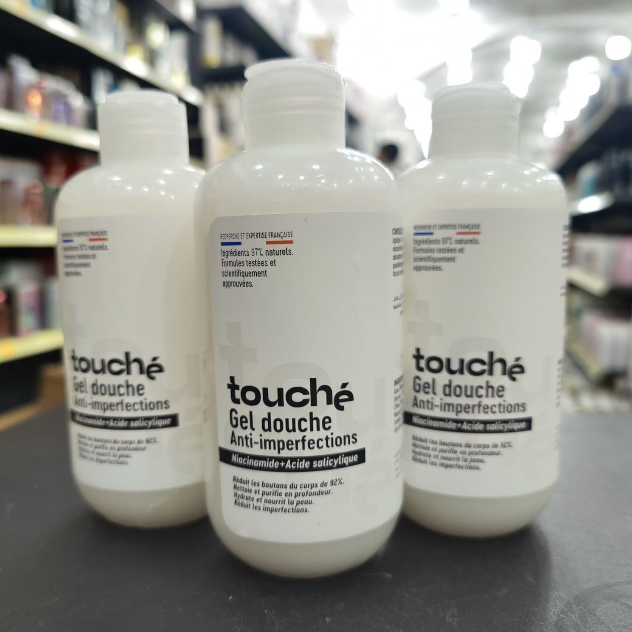Touché Gel Douche Anti-imperfections à la Niacinamide + Acide Salicylique
