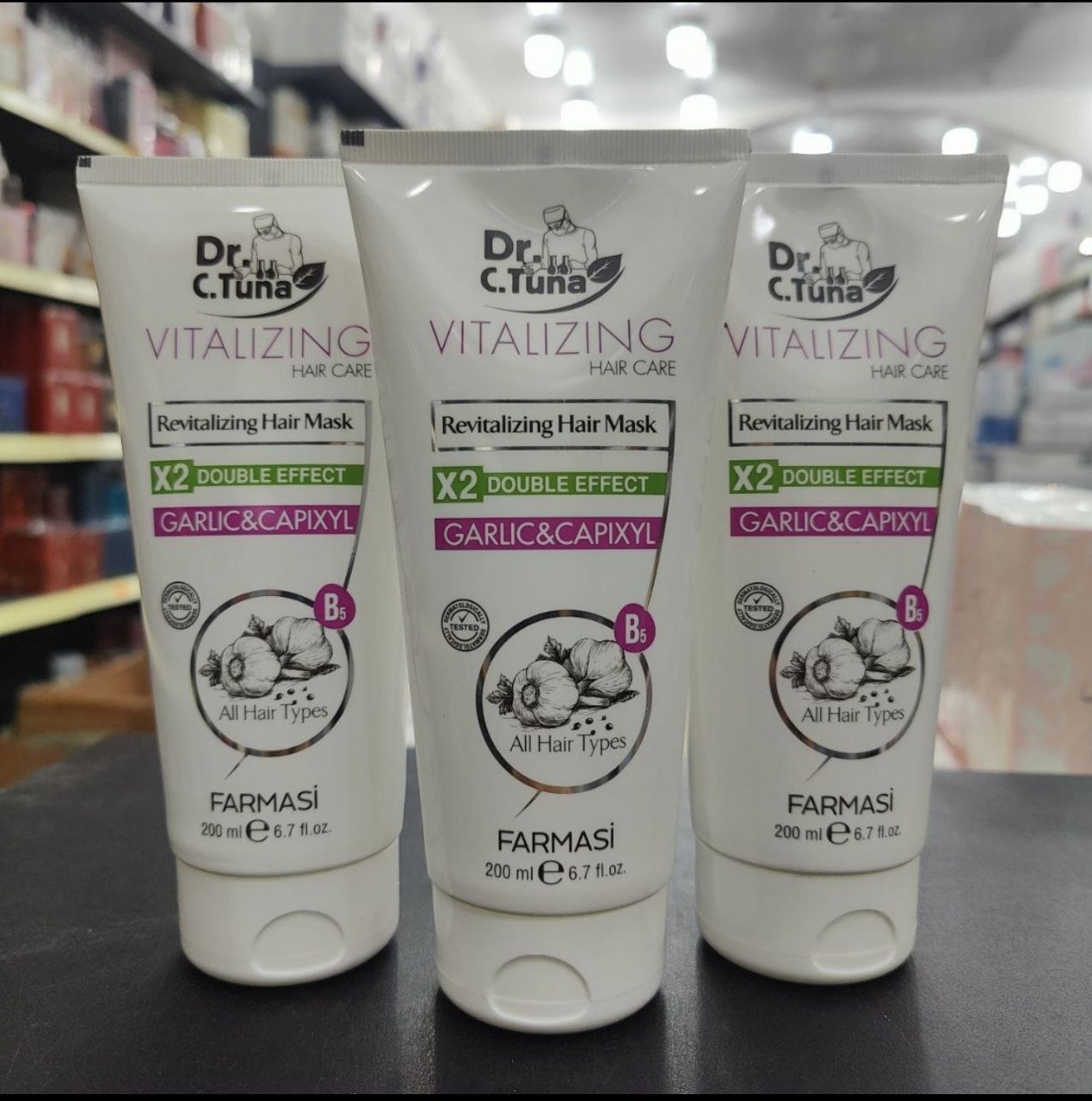 Dr. C. Tuna Vitalizing Hair Mask - Farmasi 200ml.