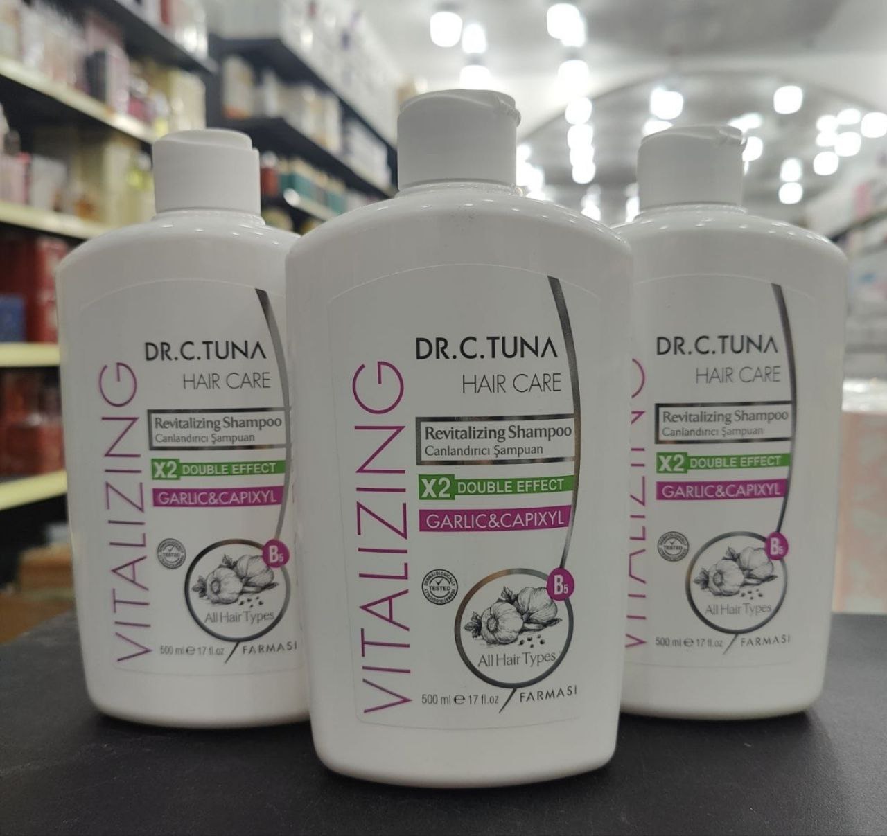Dr. C. Tuna Vitalizing Shampoo - Farmasi 500ml.