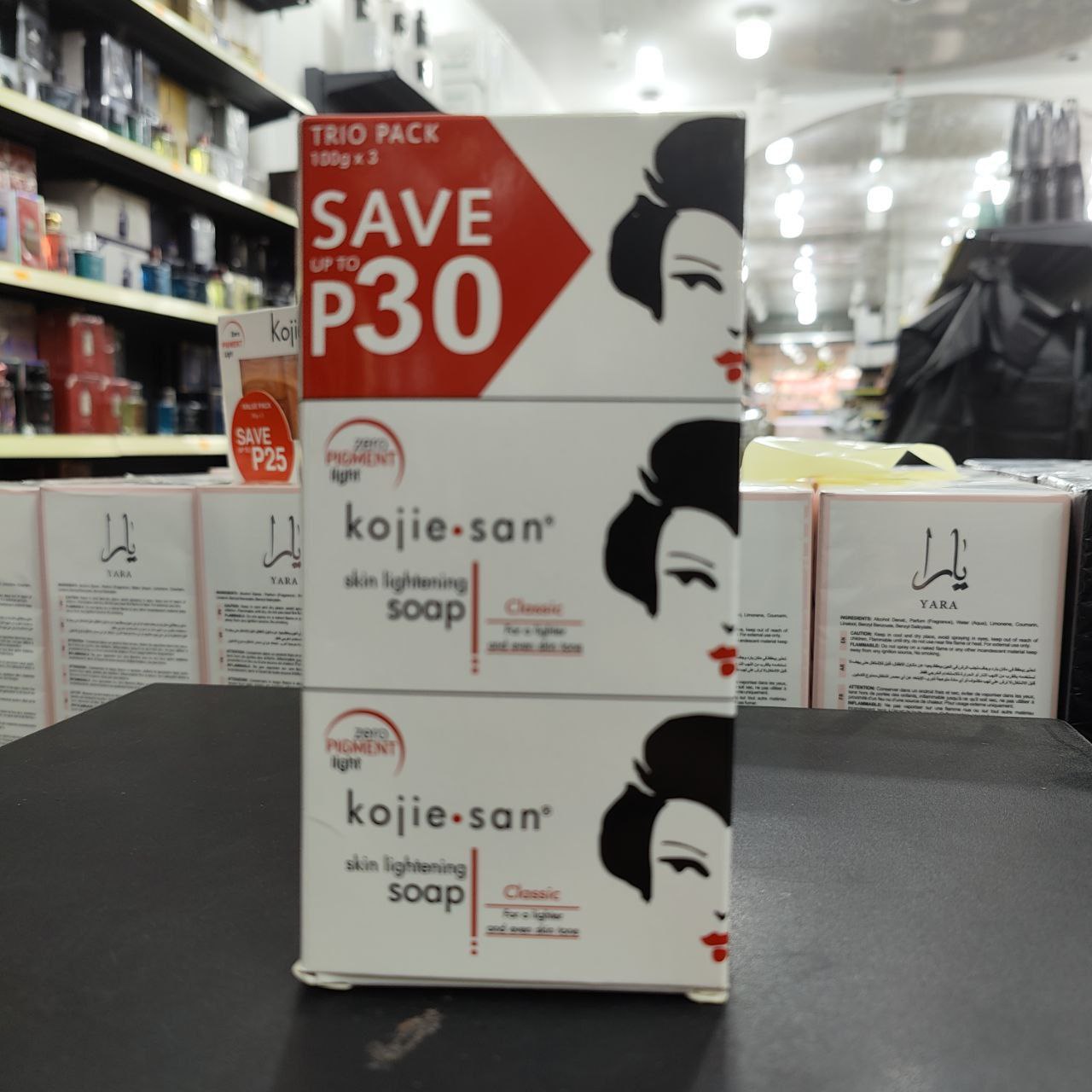 Savon Kojie San Éclaircissant - Pack Trio (100g x 3).