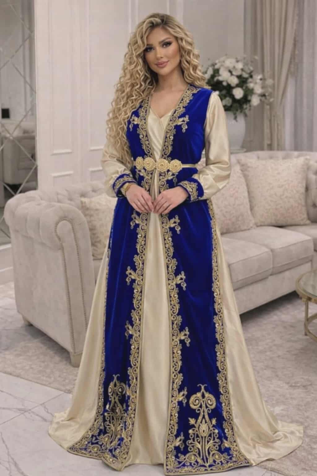 قفطان القاضي العنابي image