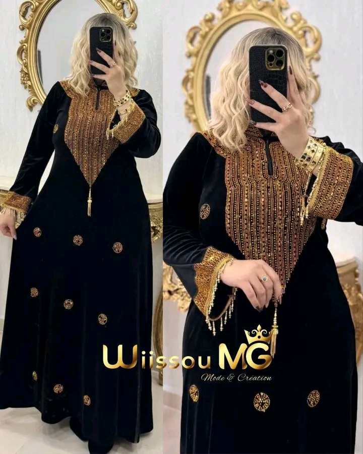 اقطرية قطيفة ثقيلة image